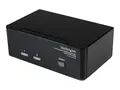 StarTech.com DVI KVM Switch with Audio &amp; USB 2.0 Hub 2-Port USB KVM Switch - 1920 x 1200 - Dual Monitor KVM Switch (SV231DD2DUA) - KVM / lyd / USB-svitsj - 2 porter