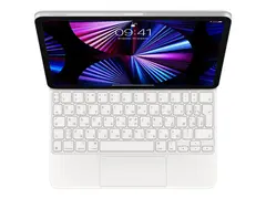 Apple Magic Keyboard - Tastatur og folioveske med styrepute - bakbelysning - Apple Smart connector - QWERTY - Norsk - hvit - for Apple 10.9-inch iPad Air (4th gen, 5th gen), 11-inch iPad Air (M2), 11-inch iPad Pro (1st gen, 2nd gen, 3rd gen, 4th gen)