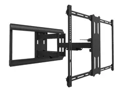 Multibrackets M Universal Flexarm Pro Dual HD Offset Monteringssett (brakett) - full bevegelse - for flatpanel - solid stål - svart - skjermstørrelse: 42"-100" - veggmonterbar