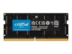 Crucial - DDR5 - modul - 32 GB SO DIMM 262-pin - 4800 MHz / PC5-38400 - CL40 - 1.1 V - ikke-bufret - ikke-ECC