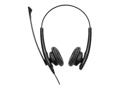 Jabra BIZ 1100 USB Duo - Hodesett - on-ear kablet - USB - svart - akademisk - Zoom Certified, Certified for Microsoft Teams