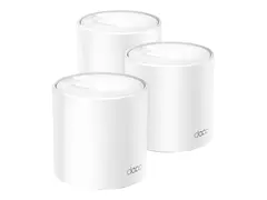 TP-Link Deco X50 - Wi-Fi-system (2 rutere) - maske 1GbE - Wi-Fi 6 - Dobbeltb&#229;nd