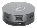 Dell 6-in-1 Multiport Adapter DA305 - dokkingstasjon USB-C - HDMI, DP, USB-C - 1GbE