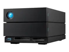 LaCie 2big Dock STLG16000400 - Harddiskarray 16 TB - 2 br&#248;nner (SATA-600) - HDD 8 TB x 2 - Thunderbolt 4, USB 3.2 Gen 2 (ekstern) - med 5-&#229;rs Rescue Data Recovery Service Plan