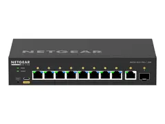NETGEAR AV Line M4250-9G1F-PoE+ Switch - L3 - Styrt - 8 x 10/100/1000 (8 PoE+) + 1 x 10/100/1000 + 1 x Gigabit SFP - side til side-luftflyt - stasjon&#230;r - PoE+ (110 W)
