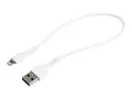 STARTECH.COM 30cm USB to Lightning - MFi-certified Lightning cable - Premium
