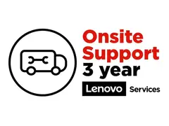 Lenovo Onsite Upgrade - Utvidet serviceavtale deler og arbeid (for system med 1-års deponerings- eller bære-inn-garanti) - 3 år (fra opprinnelig kjøpsdato for utstyret) - på stedet - for K14 Gen 1; ThinkBook 14 G6 ABP; 14 G6 IRL; 16 G6 ABP; 16 G6 IRL; ThinkCentre neo 30a 22
