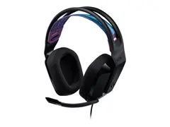 Logitech G G335 Wired Gaming Headset Hodesett - full størrelse - kablet - 3,5 mm jakk - hvit - Discord Certified