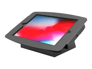 Compulocks iPad Pro 12.9" (3-6th Gen) Space Enclosure AV Conference Room Capsule Monteringssett (hus, sokkel) - 25° synsvinkel - for nettbrett - låsbar - stål, høyverdig aluminium - svart - skjermstørrelse: 12.9" - monteringsgrensesnitt: 100 x 100 mm - veggmonterbar, skrivebord, skrivebordsmonterbar - for Apple 12.9-inch iPad Pro (3. generasjon, 4. generasjon, 5. generasjon, 6. generasjon)