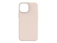 KEY Original - Baksidedeksel for mobiltelefon MagSafe-samsvar - væskesilikon, 50 % resirkulert plast, hard polykarbonat - linbeige - 5.4" - for Apple iPhone 13 mini