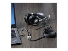 STARTECH.COM MUYHSMFF 3.5 mm 4 Conductor Male to 2x 3.5mm Female Heads