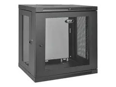 Eaton Tripp Lite Series 12U Wall Mount Rack Enclosure Server Cabinet w/ Door &amp; Side Panels Rack skap - veggmonterbar - svart - 12U - 19&quot;