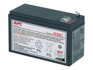 APC Replacement Battery Cartridge #17 UPS-batteri - 1 x batteri - blysyre - svart - for P/N: BE850G2, BE850G2-CP, BE850G2-FR, BE850G2-IT, BE850G2-SP, BVN900M1, BVN950M2