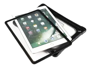 NutKase Rugged Case - Beskyttelsesboks for nettbrett robust - svart, blank - 10.2" - for Apple 10.2-inch iPad (7. generasjon, 8. generasjon, 9. generasjon)