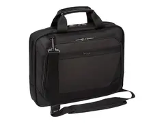 Targus CitySmart Slimline Topload - Notebookb&#230;reveske 12&quot; - 14&quot; - svart, gr&#229;