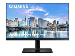 Samsung F27T450FQR - T45F Series - LED-skjerm 27" - 1920 x 1080 Full HD (1080p) @ 75 Hz - IPS - 250 cd/m² - 1000:1 - 5 ms - 2xHDMI, DisplayPort - svart