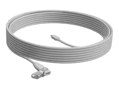 Logitech Rally Mic Pod Extension Cable Mikrofonforlengelseskabel - 10 m - plenum - for Rally Mic Pod; Rally Bar, Bar Mini, Plus; Room Solution Large
