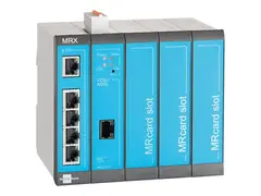 INSYS icom MRX MRX5 DSL - Annex-B - ruter DSL-modem 5-port svitsj - DIN-skinnemonterbar