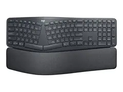 Logitech ERGO K860 Split Keyboard for Business Tastatur - trådløs - Bluetooth LE - QWERTY - Pan Nordic - grafitt