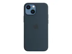 Apple - Baksidedeksel for mobiltelefon - med MagSafe silikon - avgrunnsblå - for iPhone 13 mini