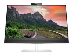 HP E27m G4 Conferencing Monitor E-Series - LED-skjerm - 27" - 2560 x 1440 QHD @ 75 Hz - IPS - 300 cd/m² - 1000:1 - 5 ms - HDMI, DisplayPort, USB-C - høyttalere - sølv (stativ), svart hode