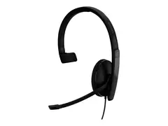 EPOS ADAPT 130T USB-C II - ADAPT 100 Series hodesett - on-ear - kablet - USB-C - svart - Certified for Microsoft Teams, Optimert for UC