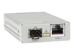 Allied Telesis AT MMC2000/SP - Fibermedieomformer 1GbE - 10Base-T, 1000Base-X, 100Base-TX, 100Base-X, 1000Base-T - RJ-45 / SFP (mini-GBIC) - opp til 550 m - 850 nm