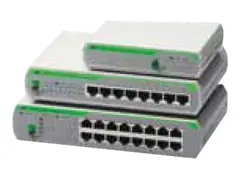 Allied Telesis AT FS710/8E - Switch - ikke-styrt 8 x 10/100 - stasjon&#230;r, rackmonterbar