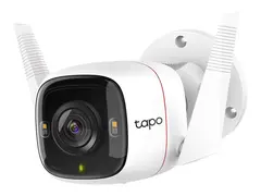 Tapo C320WS V1 - Nettverksoverv&#229;kingskamera utend&#248;rs - st&#248;vsikker / v&#230;rsikker - farge (Dag og natt) - 4 MP - 2560 x 1440 - 1440p - fastfokal - lyd - tr&#229;dl&#248;s - Wi-Fi - GbE - H.264 - DC 9 V