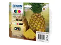Epson 604XL Multipack - 4-pack - XL (svart) + Standard Capacity svart, cyan, magenta, gul - original - blister - blekkpatron - for Expression Home XP-2200, 2205, 3200, 3205, 4200, 4205; WorkForce WF-2910, 2930, 2935, 2950