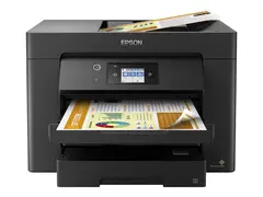 Epson WorkForce WF-7835DTWF - Multifunksjonsskriver farge - ink-jet - A3 (297 x 420 mm) (original) - A3 (medie) - opp til 25 spm (trykking) - 250 ark - 33.6 kbps - USB 2.0, LAN, Wi-Fi(n)