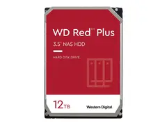 WD Red Plus WD120EFBX - Harddisk - 12 TB intern - 3.5&quot; - SATA 6Gb/s - 7200 rpm - buffer: 256 MB