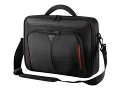 Targus Classic+ Clamshell - Notebookb&#230;reveske 15&quot; - 15.6&quot; - svart, r&#248;d