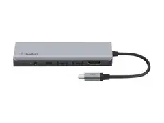 Belkin CONNECT USB-C 7-in-1 Multiport Adapter Dokkingstasjon - USB-C - HDMI