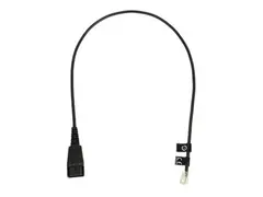 Jabra - Hodetelefonkabel - RJ-10 hann til Quick Disconnect hann 0.5 m