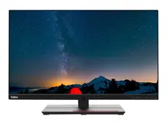 Lenovo ThinkVision P27u-20 - LED-skjerm 27" - 3840 x 2160 4K @ 60 Hz - IPS - 450 cd/m² - 1000:1 - 4 ms - Thunderbolt 4, 2xHDMI, DisplayPort - høyttalere - ravnsort - Campus