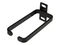 StarTech.com 1U Vertical 1.8 x 3.9in Server Rack Cable Management D-Ring Hook w/ Flexible Opening Network Rack-Mount Cord Organizer Ring (CMHOOK1UN) - kabelstyringsring - 1U