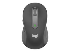 Logitech Signature M650 - Mus - optisk 5 knapper - trådløs - Bluetooth, 2.4 GHz - Logitech Logi Bolt USB-mottaker - grafitt