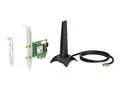 Intel AX210 - Nettverksadapter M.2 2230 - Wi-Fi 6E, Bluetooth 5.2 - for Workstation Z4 G4, Z4 G5, Z6 G4, Z6 G5, Z8 G4
