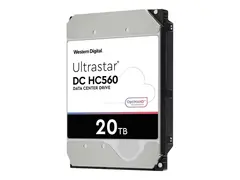 WD Ultrastar DC HC560 - Harddisk 20 TB - intern - 3.5" - SATA 6Gb/s - 7200 rpm - buffer: 512 MB