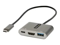 STARTECH.COM USB-C to HDMI Multiport Adapter 4K Video 100W PD Pass-Through U