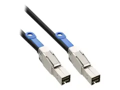 Dell - SAS ekstern kabel - SAS 12Gbit/s 36-pins 4x skjermet Mini MultiLane til 36-pins 4x skjermet Mini MultiLane - 2 m - for PowerEdge T130, T330, T430, T630; PowerVault MD3460, MD3860; Storage SCv2000, SCv2020