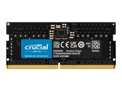 Crucial - DDR5 - modul - 8 GB - SO DIMM 262-pin 4800 MHz / PC5-38400 - CL40 - 1.1 V - ikke-bufret - ikke-ECC