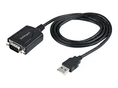 STARTECH.COM 3ft 1m USB to Serial Cabl with COM Port Retention DB9 Male RS232