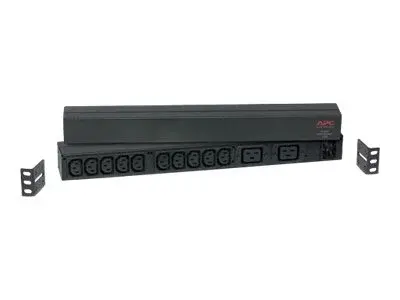 APC Basic Rack-Mount PDU - Strømfordelingslist (kan monteres i rack) AC 208/230 V - inngang: IEC 60320 C20 - utgangskontakter: 12 - 1U - svart 