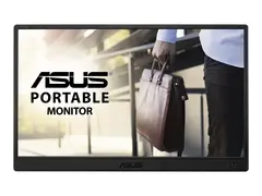 ASUS ZenScreen MB165B - LED-skjerm - 15.6&quot; portabel - 1366 x 768 WXGA @ 60 Hz - TN - 220 cd/m&#178; - 500:1 - 10 ms - USB - svart