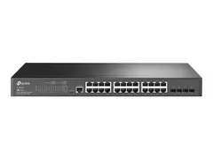 TP-Link JetStream TL-SG3428 - Switch Styrt - 24 x 10/100/1000 + 4 x Gigabit SFP - rackmonterbar