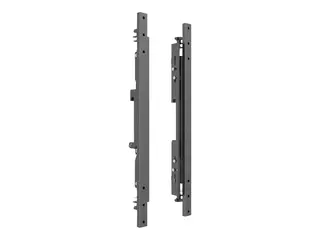 Multibrackets M Pro Series - Monteringssett (2 justerbare armer) stål - svart - skjermstørrelse: 40"-65" - skinnemontering - for PRO Series