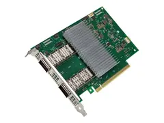 Intel E810-2CQDA2 - Nettverksadapter - PCIe 4.0 x16 QSFP28 x 2
