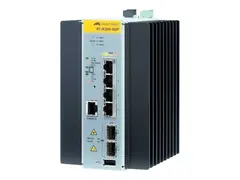 Allied Telesis AT IE200-6GP - Switch - Styrt 4 x 10/100/1000 (PoE+) + 2 x Gigabit SFP - stasjon&#230;r - PoE+ - DC-str&#248;m